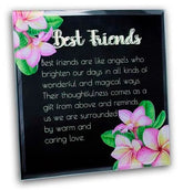 Best Friends Mirrored Sentiment Plaque
